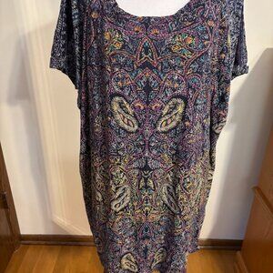 LUCKY BRAND Multicolor Top (Cotton/Modal) - 3x